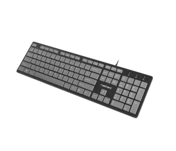 NATEC Discus slim czarno-szara NKL-1182 - 1382582 - zdjęcie 3
